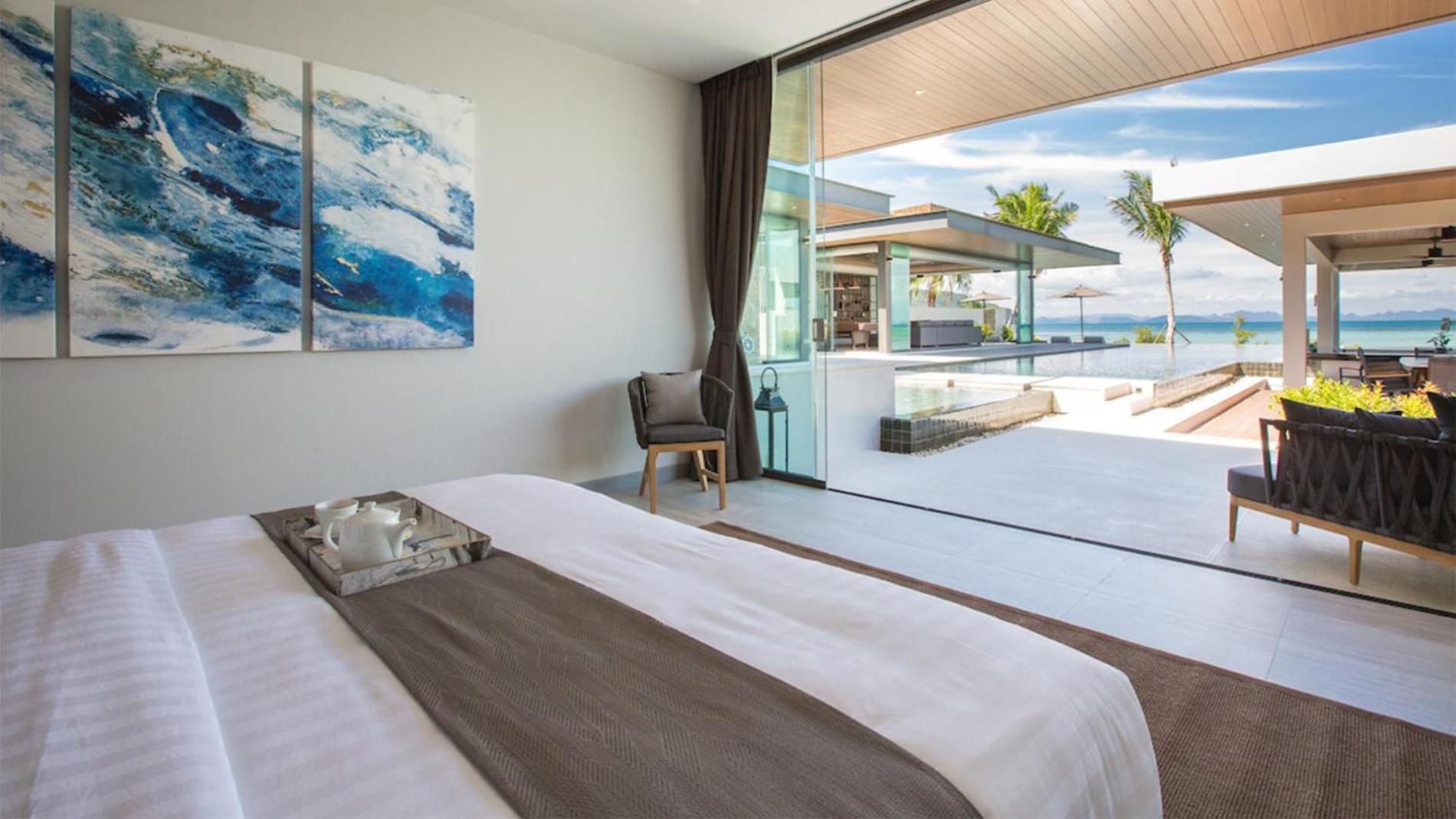 Exclusive Sea Renity A Beachfront Villa Retreat Sleeps 12 Adults And 6 Kids Laem Sor Extérieur photo