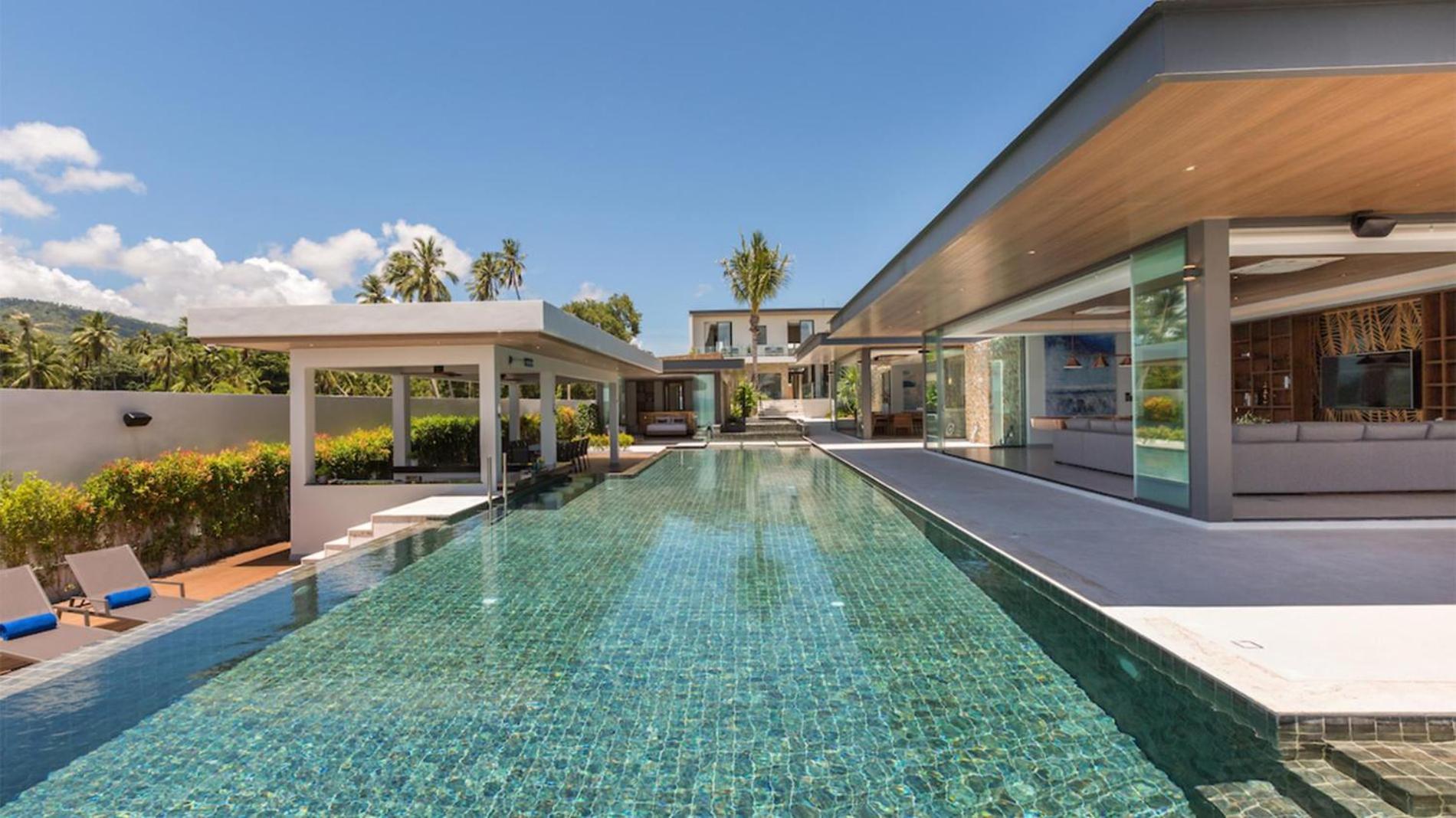 Exclusive Sea Renity A Beachfront Villa Retreat Sleeps 12 Adults And 6 Kids Laem Sor Extérieur photo