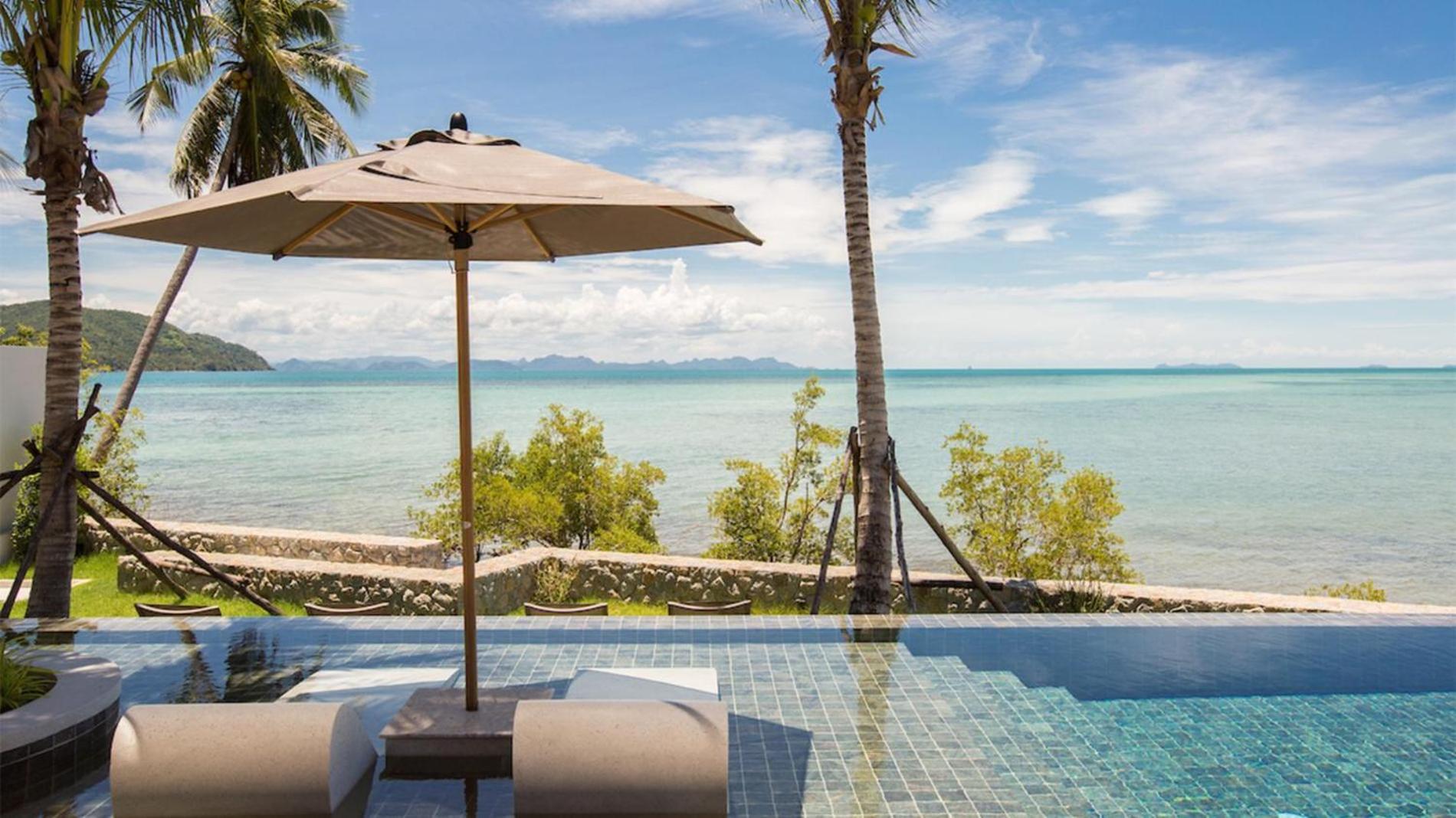 Exclusive Sea Renity A Beachfront Villa Retreat Sleeps 12 Adults And 6 Kids Laem Sor Extérieur photo